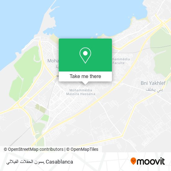 ممون الحفلات الفيلالي map
