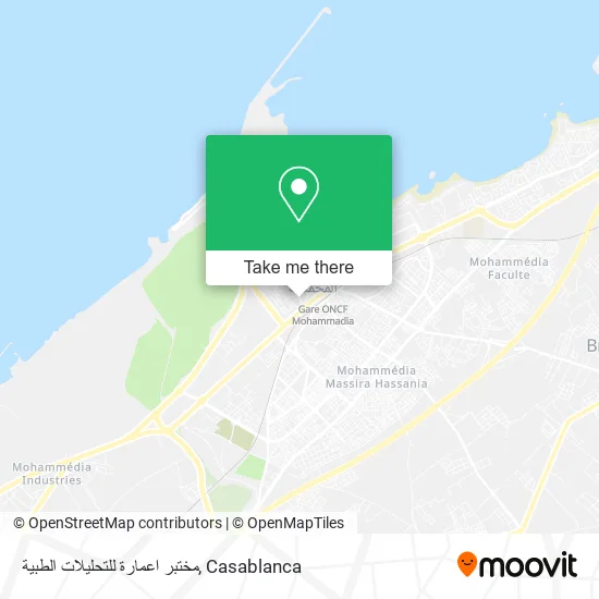 مختبر اعمارة للتحليلات الطبية map