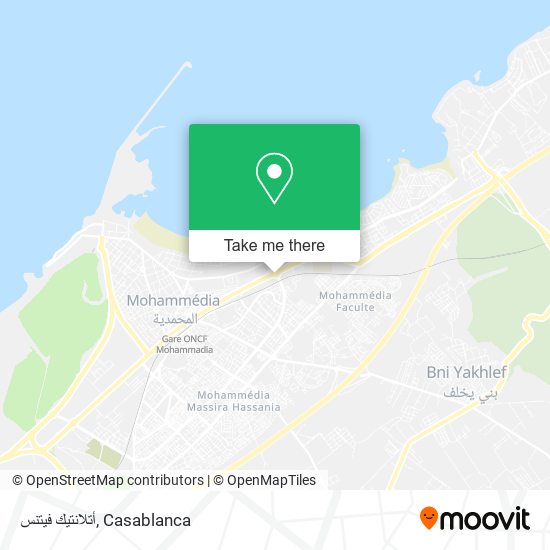 أتلانتيك فيتنس map