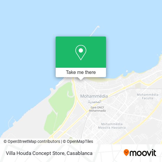 Villa Houda Concept Store map