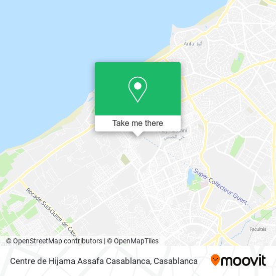 Centre de Hijama Assafa Casablanca map