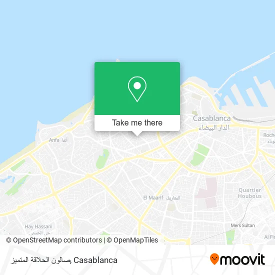 صالون الحلاقة المتميز map