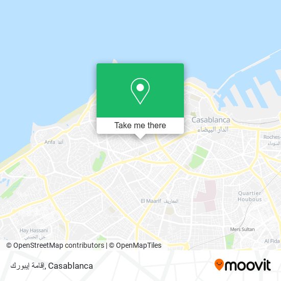 إقامة إيبورك map