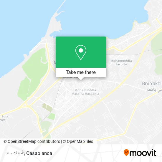 تأمينات سند map