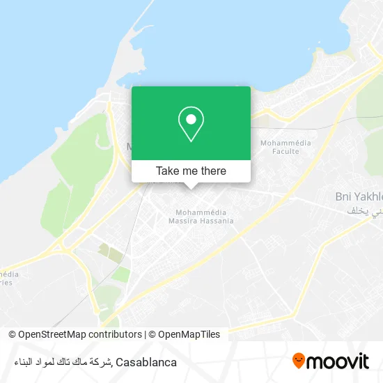 شركة ماك تاك لمواد البناء map