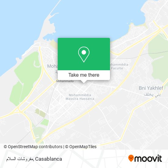 مفروشات السلام map