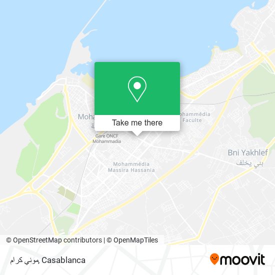 موني كرام map