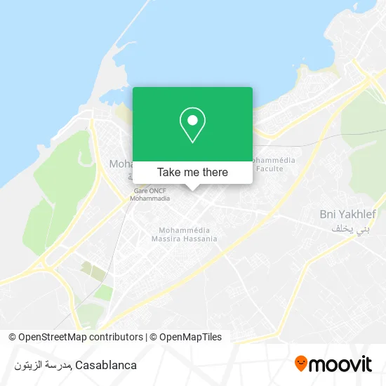 مدرسة الزيتون map