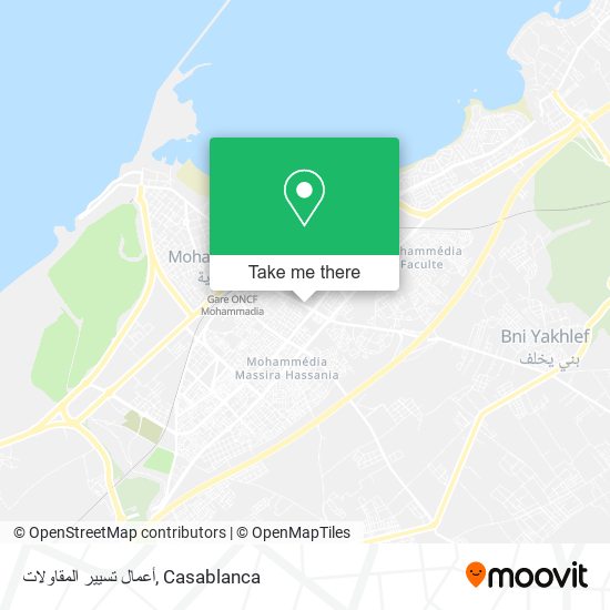 أعمال تسيير المقاولات map