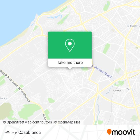 بريد بنك map
