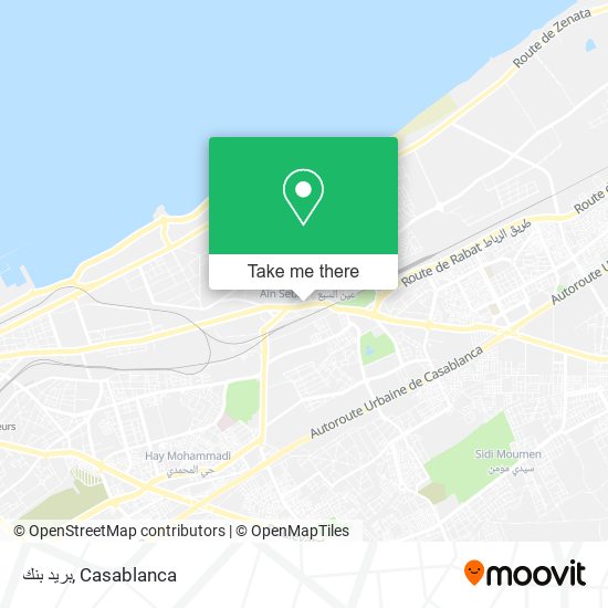 بريد بنك map