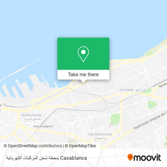 محطة شحن المركبات الكهربائية map