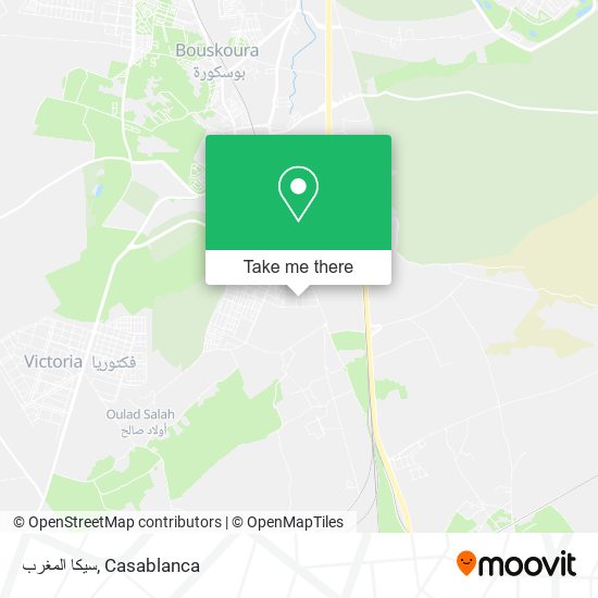 سيكا المغرب map