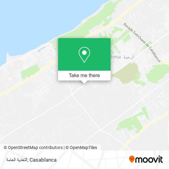 التغذية العامة map