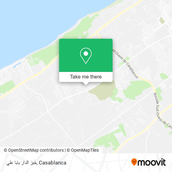 خبز الدار بابا علي map