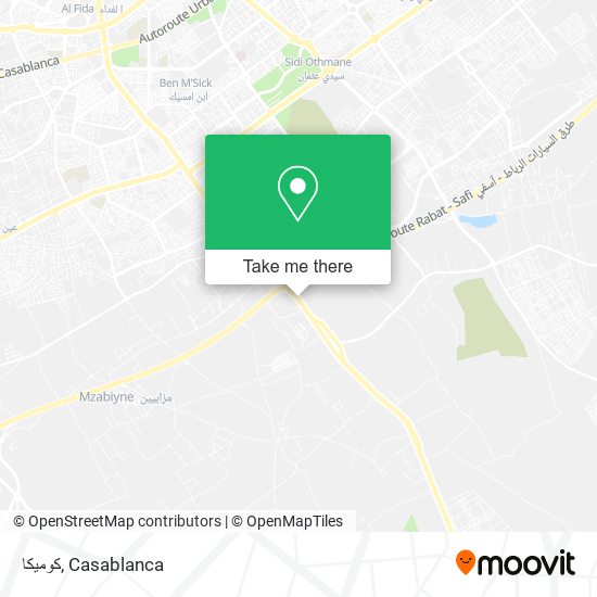 كوميكا map
