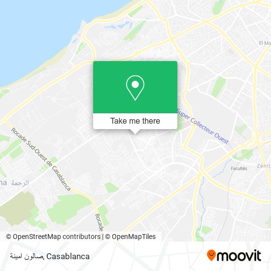 صالون امينة map
