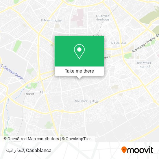 البيئة والبيئة map