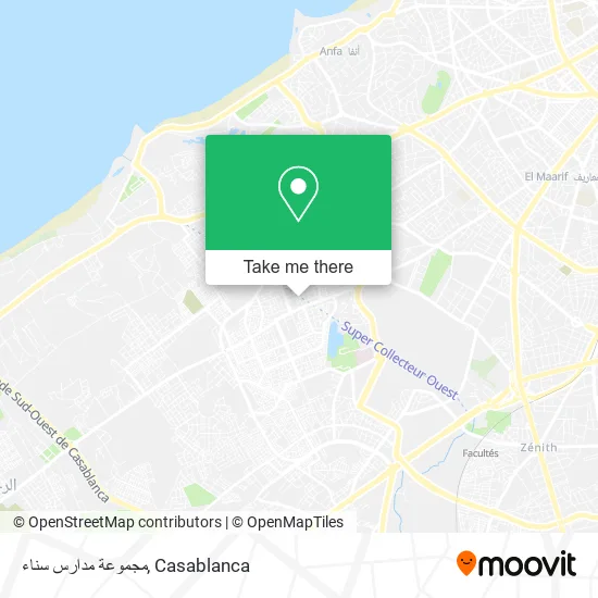 مجموعة مدارس سناء map