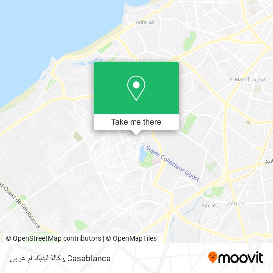 وكالة ليديك أم عربي map