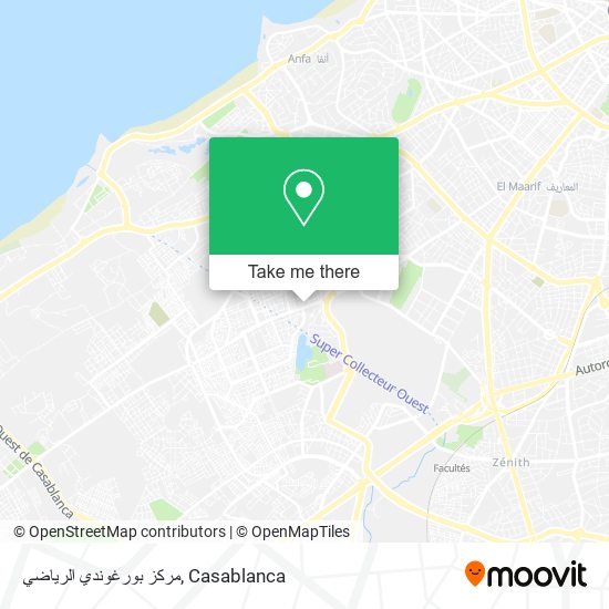 مركز بورغوندي الرياضي map