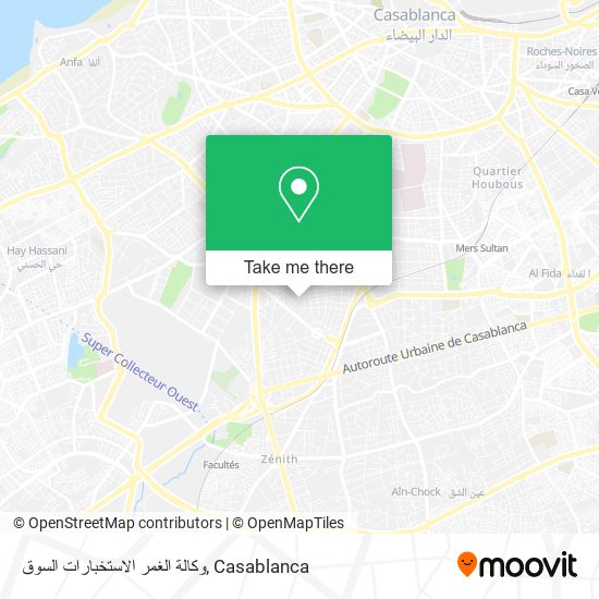 وكالة الغمر الاستخبارات السوق map