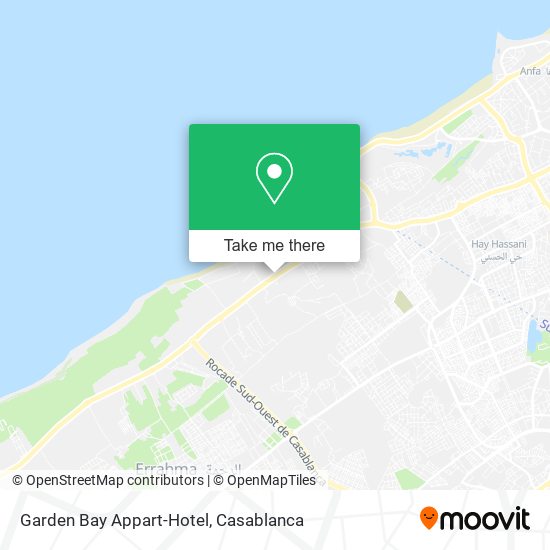 Garden Bay Appart-Hotel map