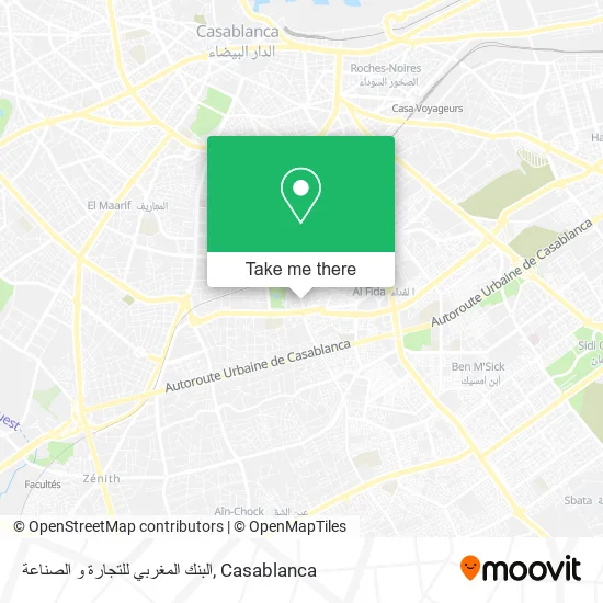 البنك المغربي للتجارة و الصناعة map