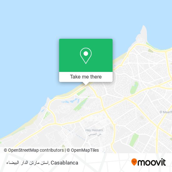 استن مارتن الدار البيضاء map