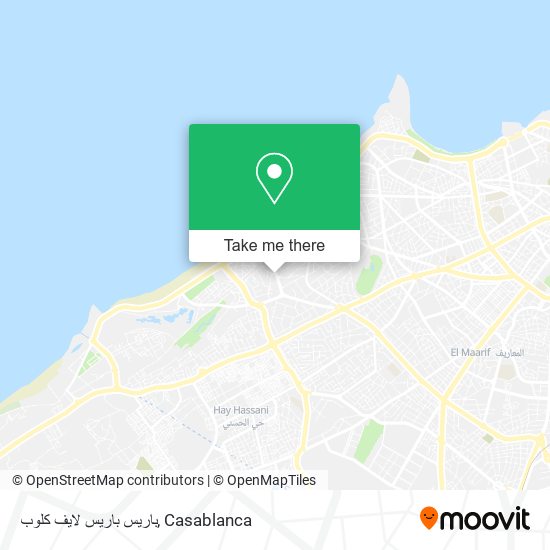 باريس باريس لايف كلوب map