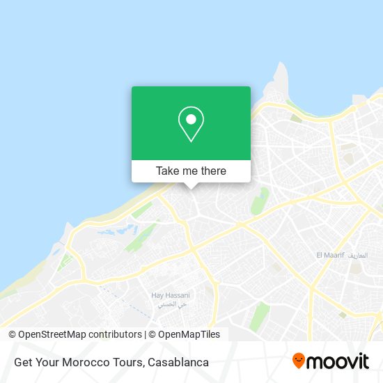 Get Your Morocco Tours map