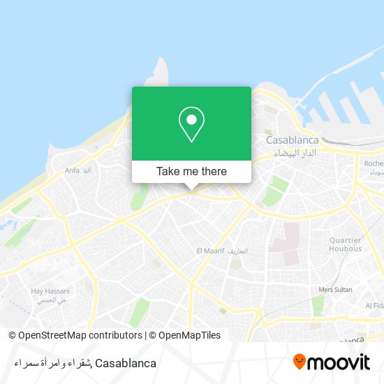 شقراء وامرأة سمراء map