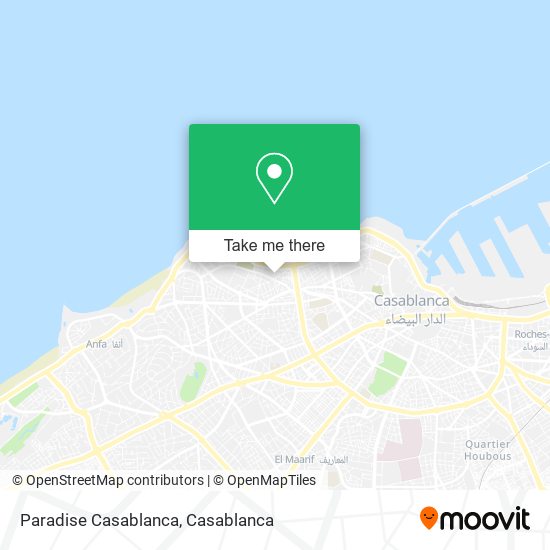 Paradise Casablanca plan