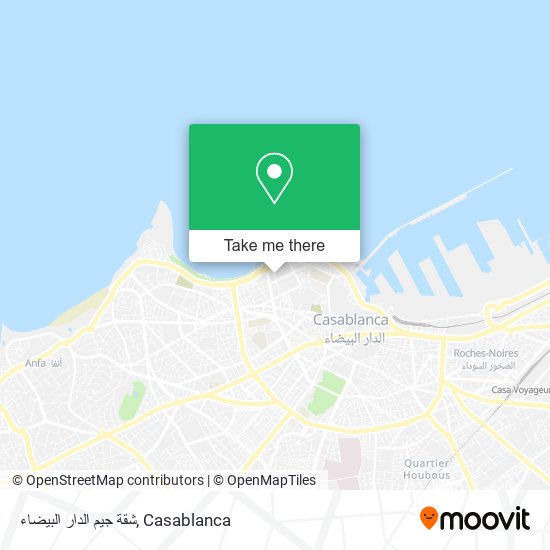 شقة جيم الدار البيضاء map