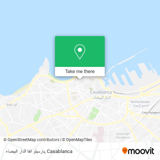 بارسيلو انفا الدار البيضاء map