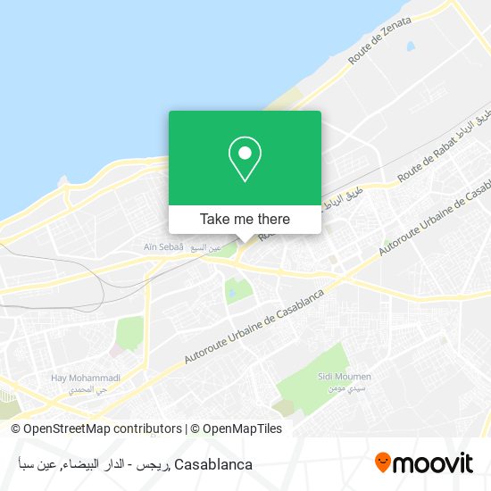 ريجس - الدار البيضاء, عين سبأ map