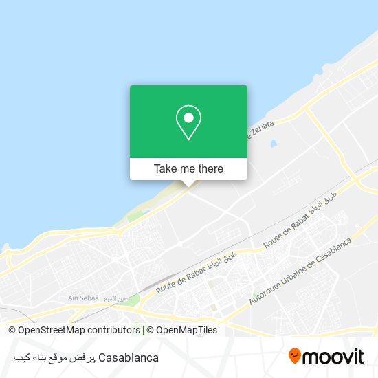 يرفض موقع بناء كيب map