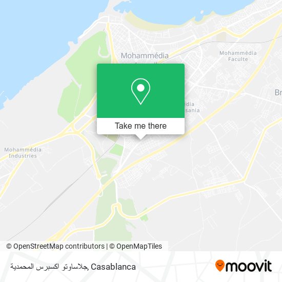 جلاساوتو اكسبرس المحمدية map