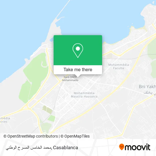 محمد الخامس المسرح الوطني map
