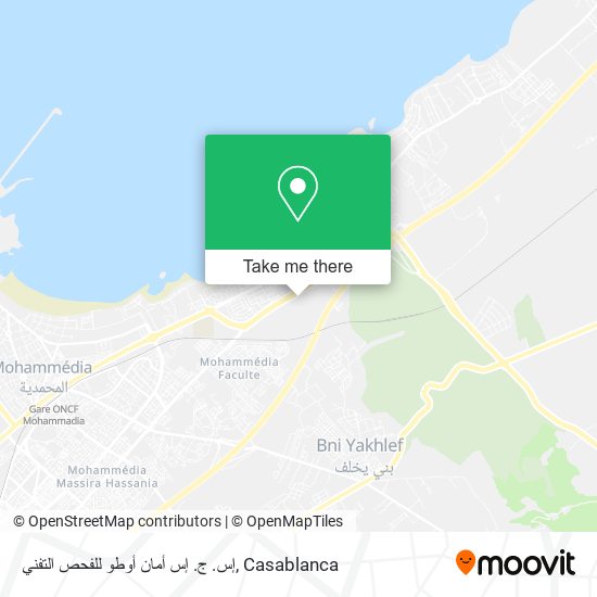 إس. ج. إس أمان أوطو للفحص التفني map