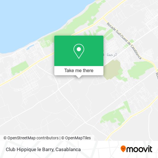 Club Hippique le Barry map
