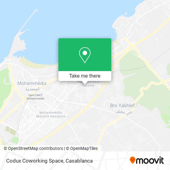 Codux Coworking Space map