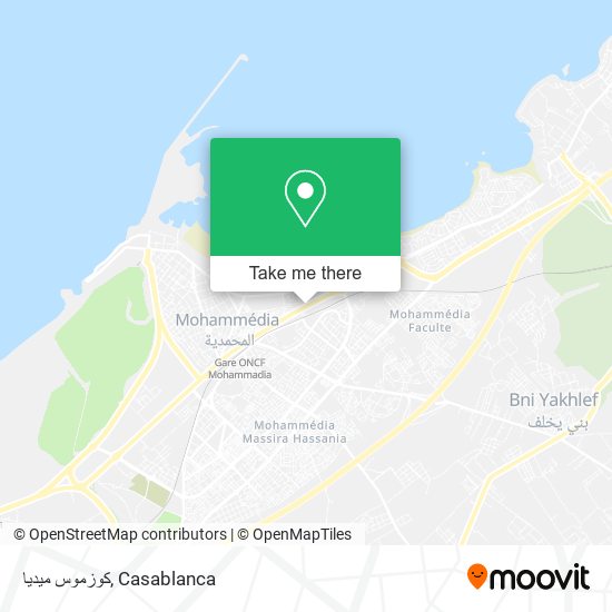 كوزموس ميديا map