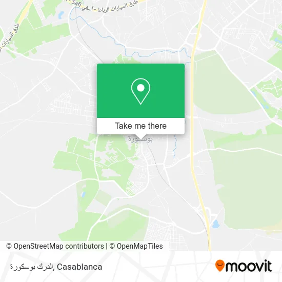 الدرك بوسكورة map