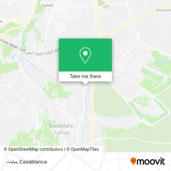 ميلينت map