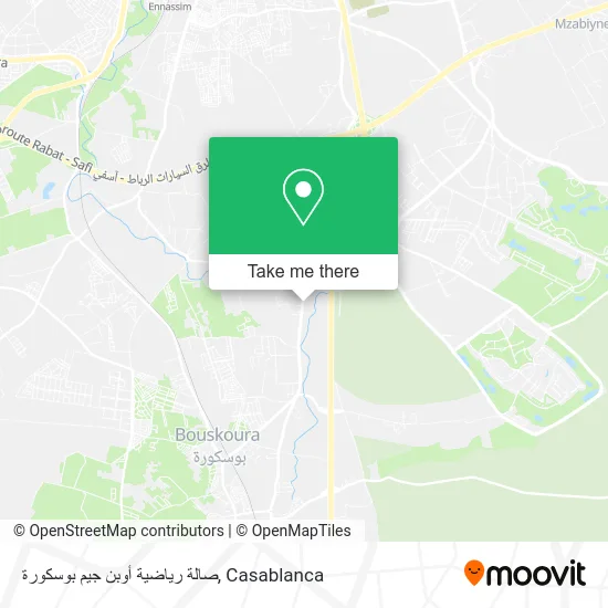 صالة رياضية أوبن جيم بوسكورة plan