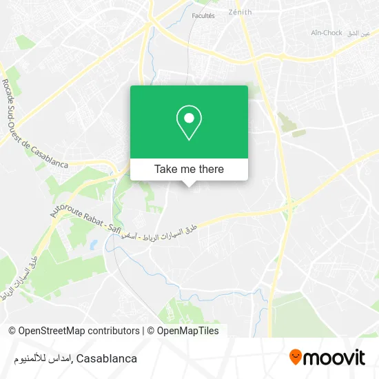 امداس للألمنيوم map