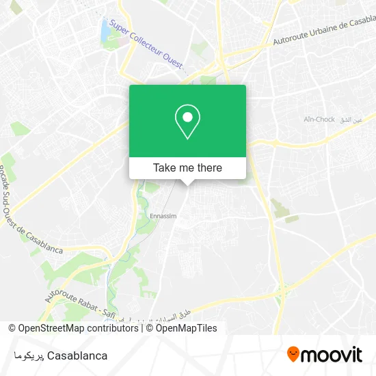 بريكوما map