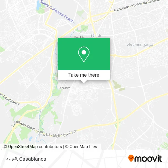 العرود map