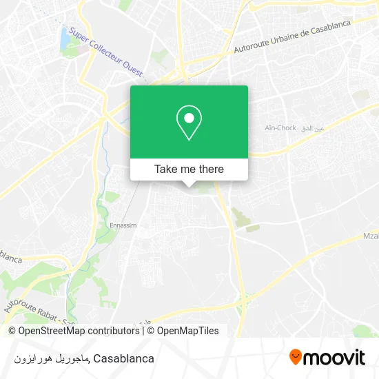 ماجوريل هورايزون map